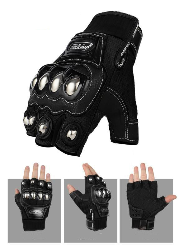 Madbike Motorcycle Half Finger Gloves